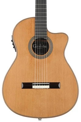 Cordoba Fusion 12, Orchestra CE Nylon String Acoustic Guitar - Cedar - Image 1 of 4
