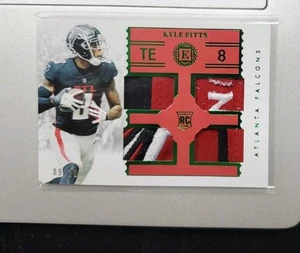 Parche cuádruple Panini Encased Kyle Pitts Rookie 2021 #9/10 Atlanta Falcons  - Imagen 1 de 1