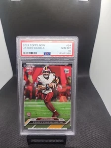Jayden Daniels 2024 Topps Now #24 Rookie of the Year RC PSA 10 - Picture 1 of 2