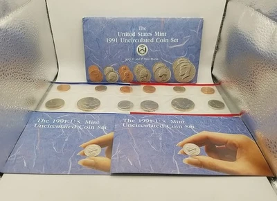 1991 P & D United States Mint Uncirculated 10 Coin Set #4568 - Image 1 of 4