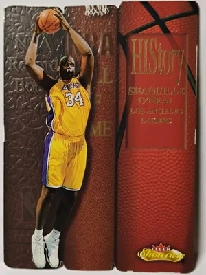 2000-01 FLEER SHOWCASE HISTORY INSERT #4 of 10 H SHAQUILLE O'NEAL LAKERS NM-MINT - Image 1 of 4