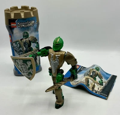Chevalier vert SIR RASCUS - LEGO Knights Kingdom II 8793 - 2005 - Complet - TBE - Photo 1/4
