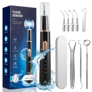 Plaque Remover for Teeth, Tartar Remover for Teeth Cleaning with 4 Replaceabl... - Picture 1 of 7