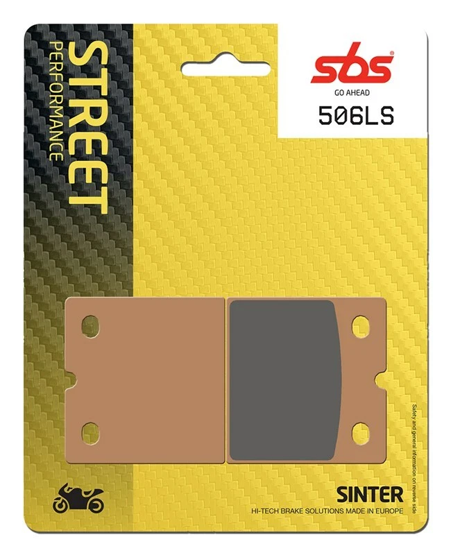 SBS 506LS PASTIGLIE FRENO SINTER POSTERIORE BMW R 100 T 1000 1978-1984 Foto 1 de 4