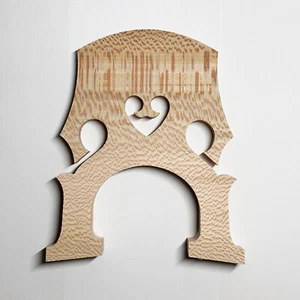 Ponte contrabbasso verticale 3/4 larghezza piede legno 150 mm - Foto 1 di 3