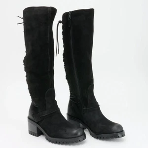 Botas Miz Mooz Mavis con cordones a la rodilla talla EU39/US8.5-9 - Imagen 1 de 11