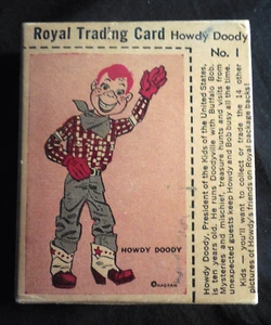 1950 Royal Dessert Howdy Doody #1 Howdy Doody COMP UNOPENED BOX Lime Getatin - Picture 1 of 4