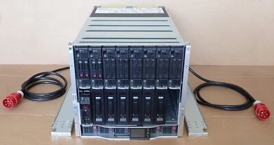 HP BladeSystem C7000 G3 3PH Chassis 8x BL460c Gen8 with Spec + 1x D2220sb Blades - Image 1 of 4