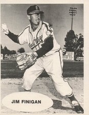 JIM FINFGAN 1975 TCMA BASEBALL 1961 ROCHESTER RED WINGS