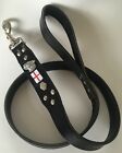 DOG LEAD ENGLISH BULL TERRIER - REAL LEATHER 1