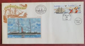 Australian 1986 South Australian Coastal Mails SS Ceres Ship Souvenir Cover FDC - Picture 1 of 4