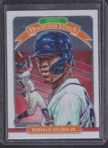 2020 Panini Donruss Optic Diamond Kings #8 RONALD ACUNA JR  - Atlanta Braves