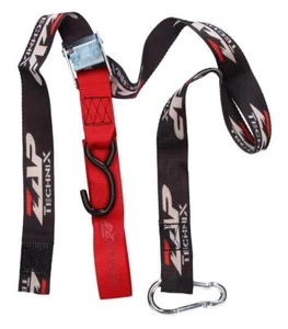 ZAP Sangles De Moto 2 Pièces Rouge/Noir Motocross Enduro Supermoto - Bild 1 von 1