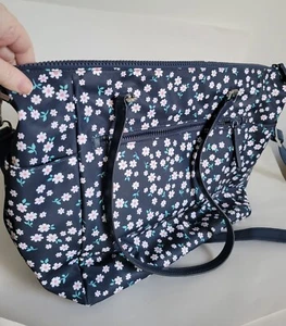 Kate Spade Outlet Blue Jae Baby Diaper bag daisy print tote changing pad not inc - Picture 1 of 6