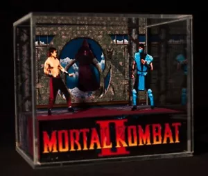 Mortal Kombat II - 3D Cube Handmade Diorama - Video Games - Shadowbox - Picture 1 of 6