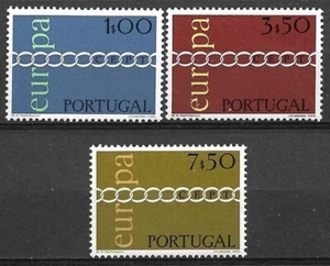 Portugal 1971 Yvert 1107/09 Europe CEPT MNH VF - Picture 1 of 1
