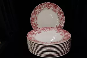 Johnson Brothers Strawberry Fair Old Chelsea Erdbeeren 12 Essteller 10" - Bild 1 von 7