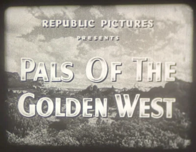 Pals Of The Golden West (1951) Starring Roy Rogers 16mm Western Feature Film - Imagem 1 de 4