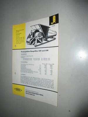 Datenblatt Prospekt Landwirtschaft DDR Fördergebläse Maschinenfabrik Netzschkau - Bild 1 von 2