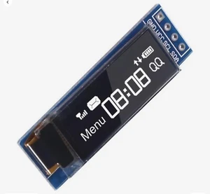 Mini 0.91 Zoll 128x32 OLED GY-SSD1306 Display WEISS I2C für Arduino Raspberry - Bild 1 von 2