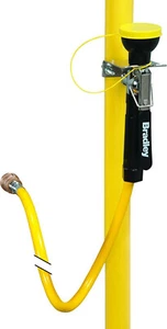 Bradley S19-430A Thermoplastic Drench Hand Held Hose Spray, Wall Mount, Yellow - Bild 1 von 1