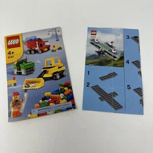 LEGO Creative Building 6187 Road Construction Set and 40049 Airplane Manual Only - Picture 1 of 5