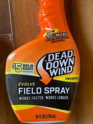 (1) Dead Down Wind 132418 Evolve Odor Eliminator Field Spray Unscented 24oz - Image 1 of 2