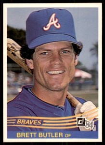 1984 Donruss Brett Butler Baseball Cards #141