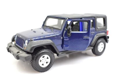 Modellino auto scala 1:32 Jeep Wrangler Rubicon diecast modellismo statico asta - Immagine 1 di 3