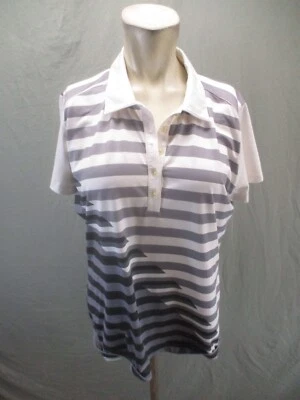 NIKE DRI-FIT GOLF Talla L Mujer 1/2 Botón Cuello Manga Corta Polo 370 Foto 1 de 4