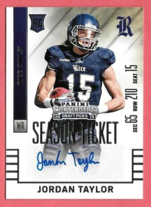 Boleto de temporada 2015 Jordan Taylor Panini Contenders Draft Rooke automático - Broncos - Imagen 1 de 1