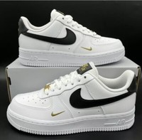 Nike Womens WMNS Air Force 1 Low White Grey Gold CZ0270-106 | KICKSCREW
