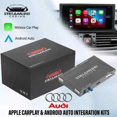 Kit de integración automática inalámbrico Audi A6 CarPlay y Android modernización Foto 1 de 4
