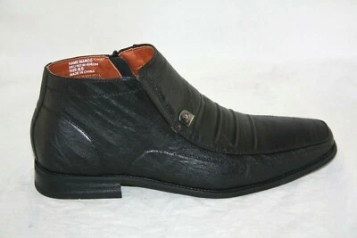 BOTA DE VESTIR PARA HOMBRE DELLI ALDO MARCO M-606298 TOBILLO ALTO CREMALLERA CERRADA NEGRA Foto 1 de 4