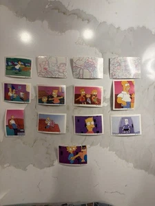 1990 Panini The Simpsons Sticker Album Cards Italy Diamond *13 Stickers*!! - Picture 1 of 19