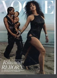Vogue Magazine UK March 2023 Subscribers Cover - Rihanna & ASAP Rocky - Picture 1 of 3
