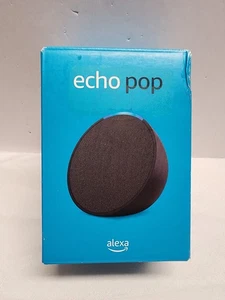 Amazon Echo Pop Smart Speaker with Alexa - Charcoal Black - Picture 1 of 6