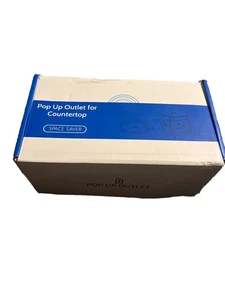 3.15” Pop up Countertop Outlet | Pop Out Outlet Station | 15A White - Picture 1 of 2
