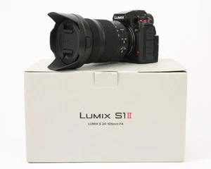 Panasonic Lumix S1 II 24.1MP Mirrorless Camera with 24-105mm f4 Lens - New BOXED - Picture 1 of 14