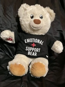Build a Bear Bear Emotional Support 17" w/Shirt Teddy Bear Cute Plush Stuffed - Picture 1 of 5