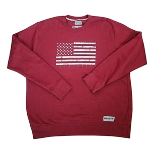 Life Is Good American Flag USA Red Crewneck Pullover Mens XL Patriotic Gift - Picture 1 of 12