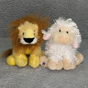 Ganz Webkinz Lil Kinz Lion & Lamb Bean Bag Plush Bundle No Codes - Picture 1 of 16