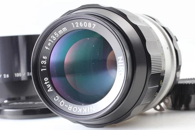 〓N COMO NUEVO con caja] Teleobjetivo Nikon Nikkor Q C Automático 135 mm f3,5 MF de JAPÓN Foto 1 de 4