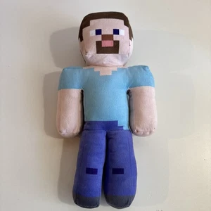 Minecraft Steve Peluche Videojuego 33cm 13" Mojang Juguete Fábrica Cazador Ocio LEER - Imagen 1 de 11