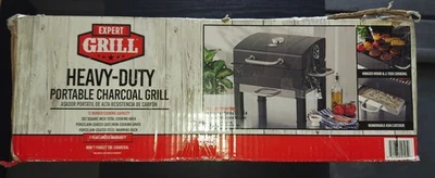 Parrilla de carbón Expert Grill de alta resistencia de 24 pulgadas - negra (XG1910200103) Foto 1 de 2