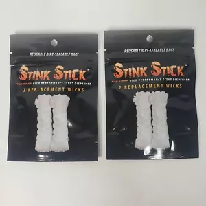 Lot of 2 Conquest Stink Stick Scent Dispenser Wick Refill Pack 2 Pack - Picture 1 of 5