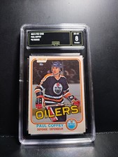 1981 O-PEE-CHEE #111 PAUL COFFEY ROOKIE RC OILERS HOF GMA 8, Centered, Beauty 