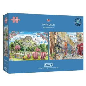 Gibsons Edinburgh 500 Pieces X 2 Jigsaw Premium Recycle Board Puzzle Gift Age 8+ - Picture 1 of 6