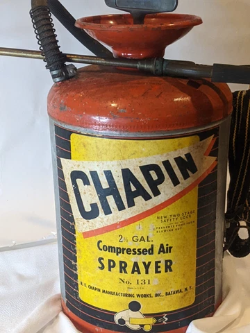 VTG CHAPIN COMPRESSED AIR SPRAYER GARDEN PUMP GALVANIZED STEEL # 131 ADVERTISING Cover