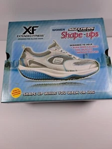 Skechers Shape-Ups XF Energy Blast Women’s Black Suede Walking Sneakers Size 8.5 - Picture 1 of 10